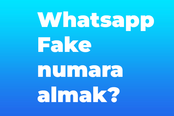 Fake numara alma