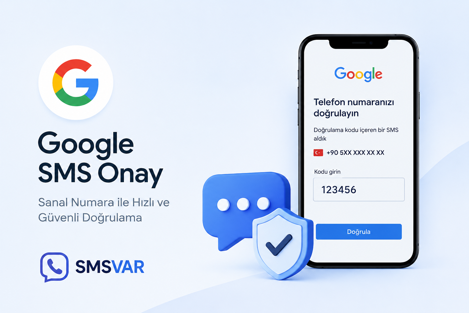 Google SMS Onay Nasıl Yapılır? (2026) | Gmail Sanal Numara ile Doğrulama Rehberi