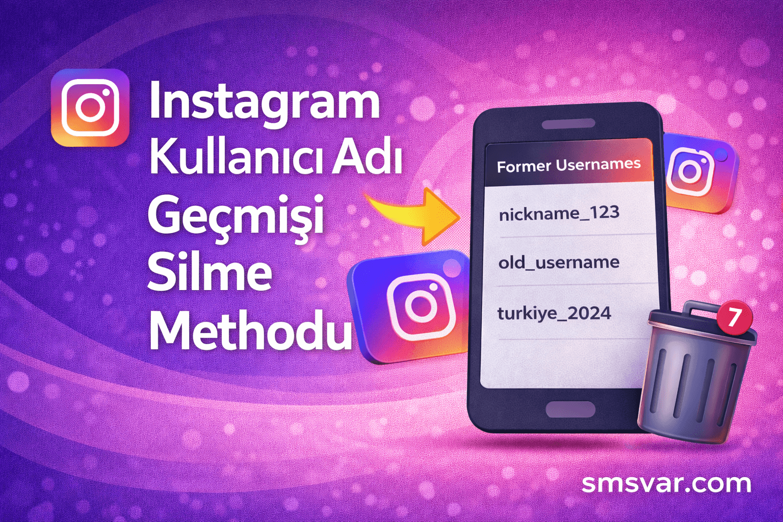 Instagram Kullanıcı Adı Geçmişi Silme Methodu