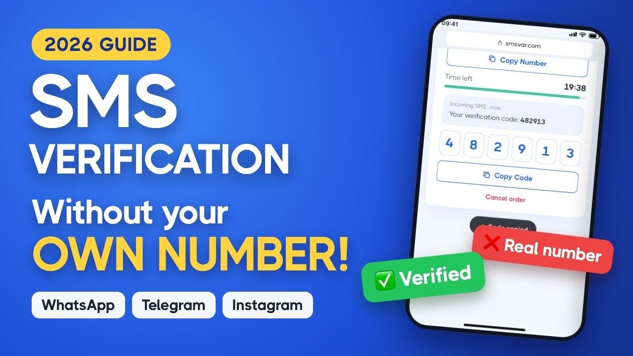 SMS Verification Without Your Phone Number: Virtual Number Step-by-Step (2026 Guide)